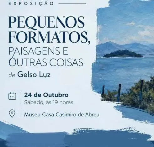 Gelso Luz transforma pequenos formatos em grandes experiências artísticas em Casimiro de Abreu